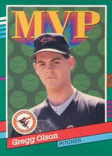 #393 Gregg Olson - Baltimore Orioles - 1991 Donruss Baseball