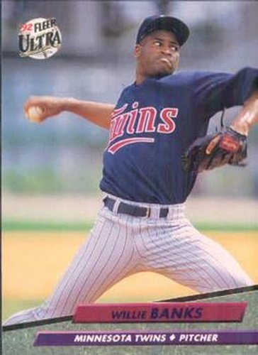 #393 Willie Banks - Minnesota Twins - 1992 Ultra Baseball