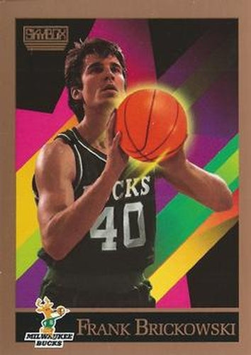 #394 Frank Brickowski - Milwaukee Bucks - 1990-91 SkyBox Basketball