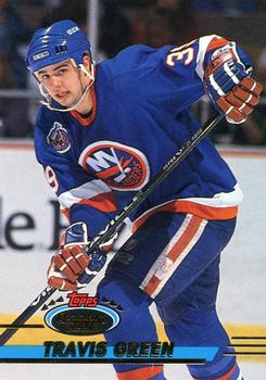 #394 Travis Green - New York Islanders - 1993-94 Stadium Club Hockey