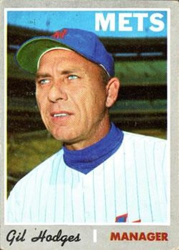 #394 Gil Hodges - New York Mets - 1970 Topps Baseball