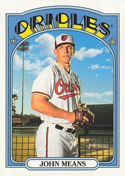 #394 John Means - Baltimore Orioles - 2021 Topps Heritage Baseball