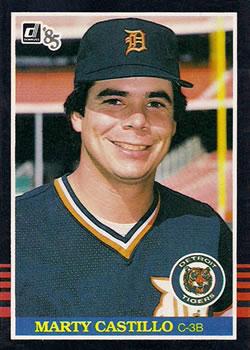 #394 Marty Castillo - Detroit Tigers - 1985 Donruss Baseball
