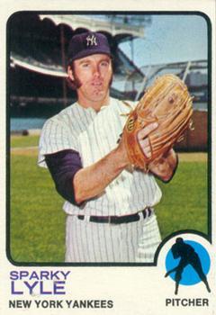 #394 Sparky Lyle - New York Yankees - 1973 Topps Baseball