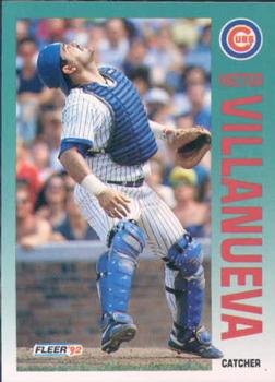 #394 Hector Villanueva - Chicago Cubs - 1992 Fleer Baseball