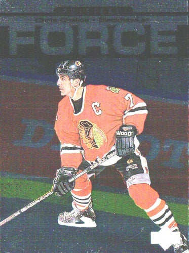 #394 Chris Chelios - Chicago Blackhawks - 1997-98 Upper Deck Hockey