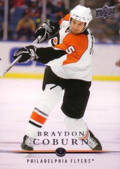 #394 Braydon Coburn - Philadelphia Flyers - 2008-09 Upper Deck Hockey