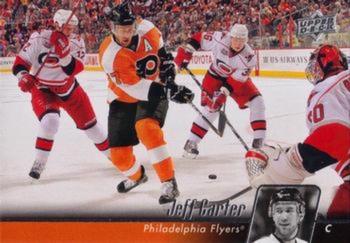 #395 Jeff Carter - Philadelphia Flyers - 2010-11 Upper Deck Hockey