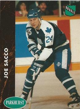 #395 Joe Sacco - Toronto Maple Leafs - 1991-92 Parkhurst Hockey