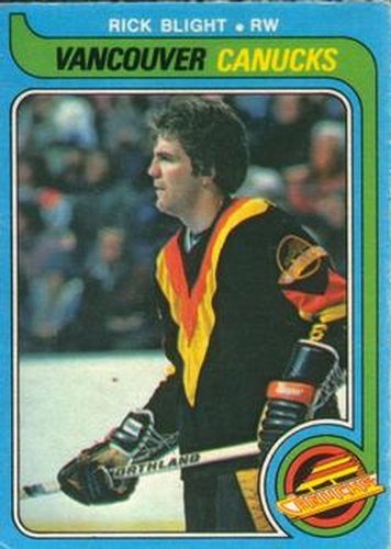 #395 Rick Blight - Vancouver Canucks - 1979-80 O-Pee-Chee Hockey