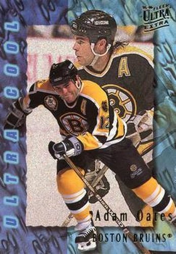 #395 Adam Oates - Boston Bruins - 1995-96 Ultra Hockey