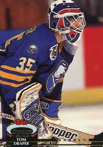 #395 Tom Draper - Buffalo Sabres - 1992-93 Stadium Club Hockey
