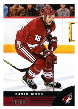 #396 David Moss - Phoenix Coyotes - 2013-14 Score Hockey