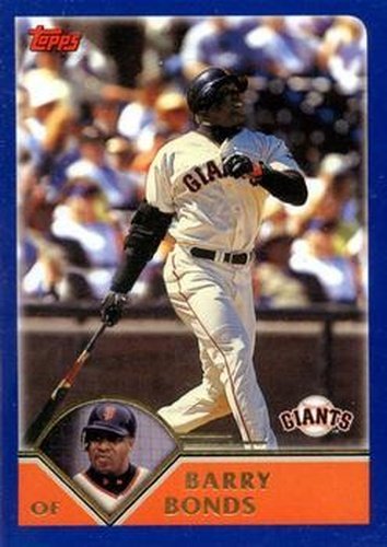 #396 Barry Bonds - San Francisco Giants - 2003 Topps Baseball
