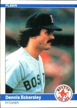 #396 Dennis Eckersley - Boston Red Sox - 1984 Fleer Baseball