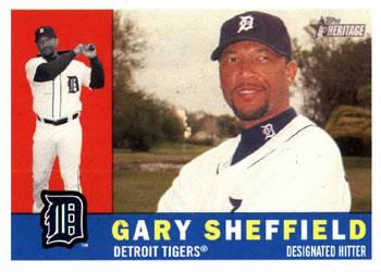#396 Gary Sheffield - Detroit Tigers - 2009 Topps Heritage Baseball