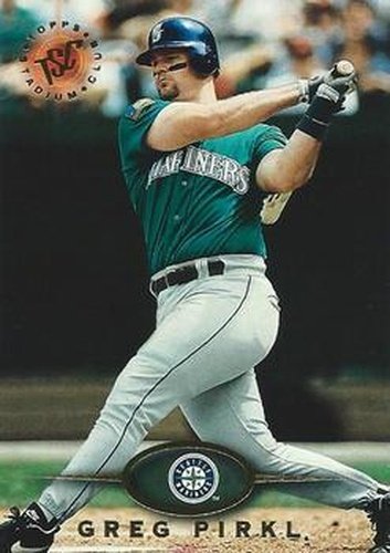 #396 Greg Pirkl - Seattle Mariners - 1995 Stadium Club Baseball
