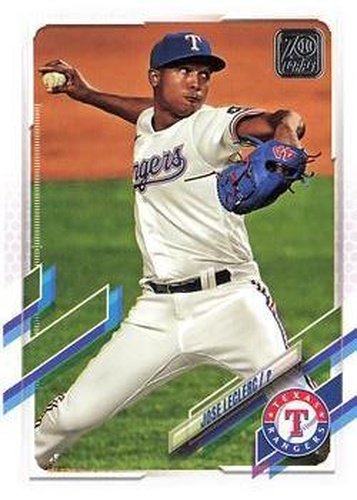 #396 Jose Leclerc - Texas Rangers - 2021 Topps Baseball