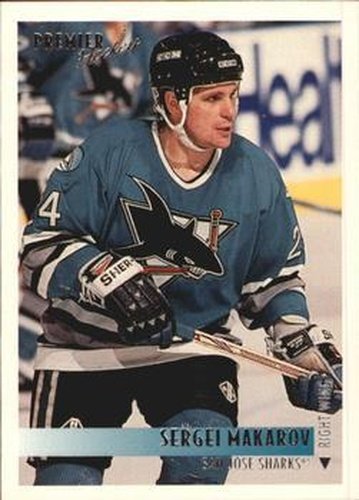 #396 Sergei Makarov - San Jose Sharks - 1994-95 Topps Premier Hockey