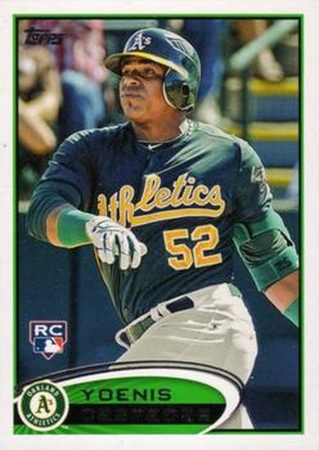 #396 Yoenis Cespedes - Oakland Athletics - 2012 Topps Baseball
