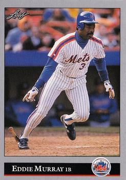 #396 Eddie Murray - New York Mets - 1992 Leaf Baseball