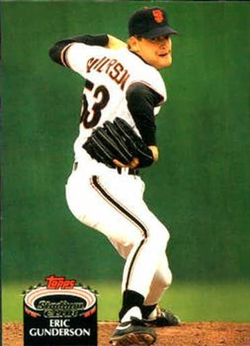 #397 Eric Gunderson - San Francisco Giants - 1992 Stadium Club Baseball