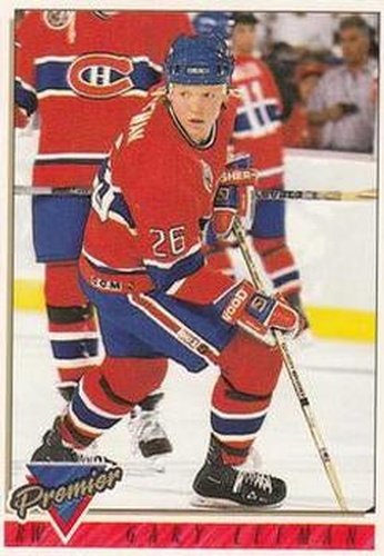 #397 Gary Leeman - Montreal Canadiens - 1993-94 Topps Premier Hockey