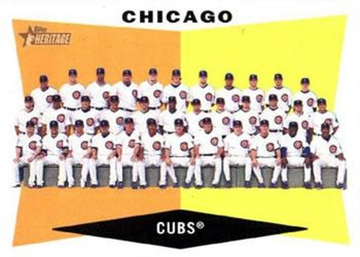 #397 Chicago Cubs - Chicago Cubs - 2009 Topps Heritage Baseball