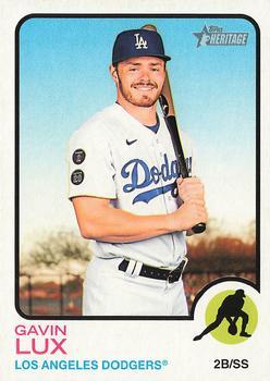 #397 Gavin Lux - Los Angeles Dodgers - 2022 Topps Heritage Baseball