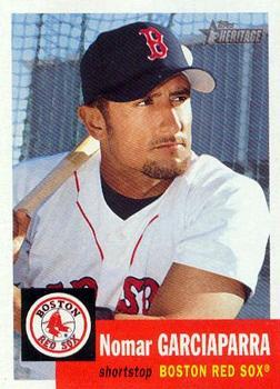 #397 Nomar Garciaparra - Boston Red Sox - 2002 Topps Heritage Baseball