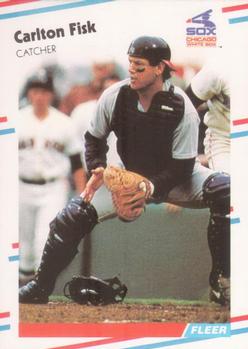 #397 Carlton Fisk - Chicago White Sox - 1988 Fleer Baseball