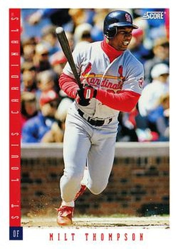 #397 Milt Thompson - St. Louis Cardinals - 1993 Score Baseball