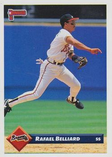 #398 Rafael Belliard - Atlanta Braves - 1993 Donruss Baseball