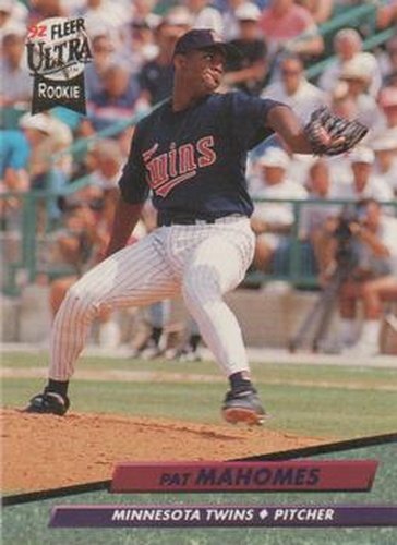 #398 Pat Mahomes - Minnesota Twins - 1992 Ultra Baseball