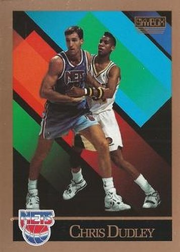 #398 Chris Dudley - New Jersey Nets - 1990-91 SkyBox Basketball