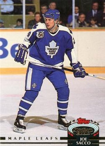 #398 Joe Sacco - Toronto Maple Leafs - 1992-93 Stadium Club Hockey