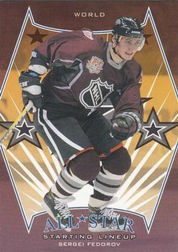 #398 Sergei Fedorov - Detroit Red Wings - 2002-03 Be a Player First Edition Hockey