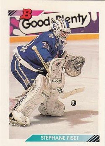 #398 Stephane Fiset - Quebec Nordiques - 1992-93 Bowman Hockey