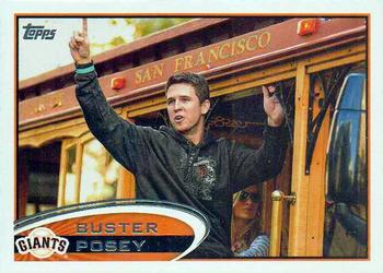 #398 Buster Posey - San Francisco Giants - 2012 Topps Baseball