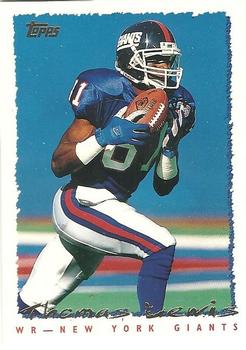 #399 Thomas Lewis - New York Giants - 1995 Topps Football