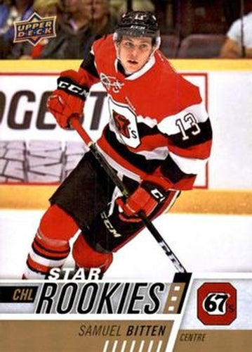 #399 Samuel Bitten - Ottawa 67's - 2017-18 Upper Deck CHL Hockey