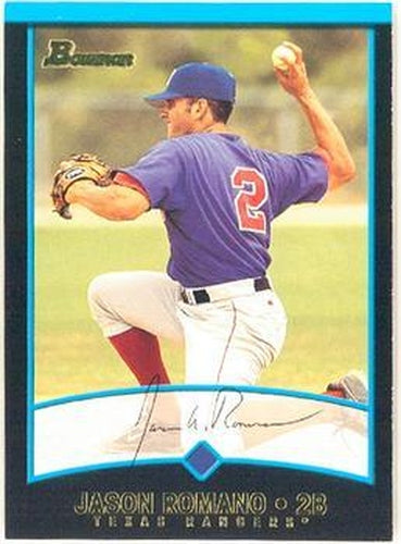 #399 Jason Romano - Texas Rangers - 2001 Bowman Baseball