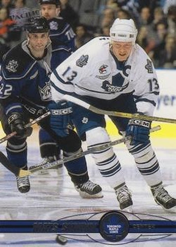 #399 Mats Sundin - Toronto Maple Leafs - 2000-01 Pacific Hockey
