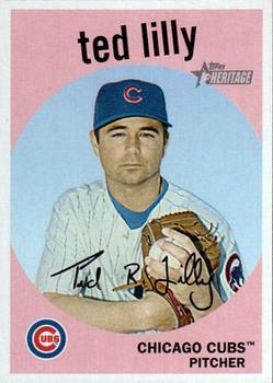 #399 Ted Lilly - Chicago Cubs - 2008 Topps Heritage Baseball
