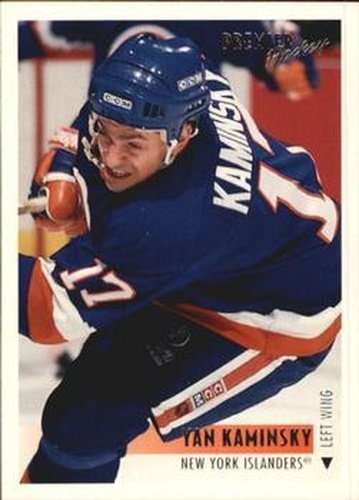 #399 Yan Kaminsky - New York Islanders - 1994-95 Topps Premier Hockey