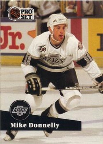 #399 Mike Donnelly - 1991-92 Pro Set Hockey