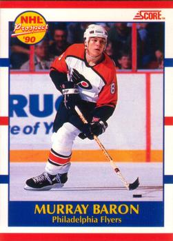 #399 Murray Baron - Philadelphia Flyers - 1990-91 Score Canadian Hockey