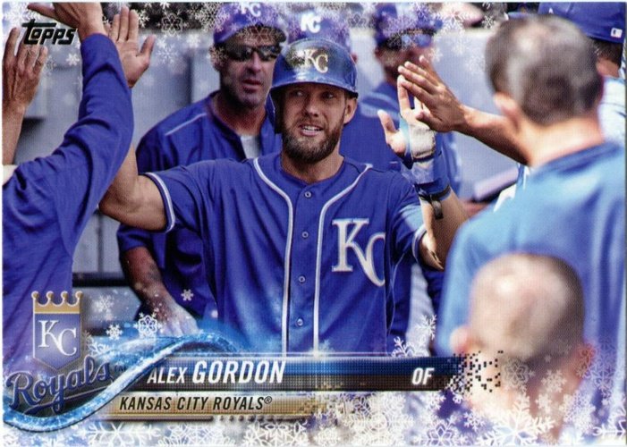 #HMW39 Alex Gordon - Kansas City Royals - 2018 Topps Holiday Baseball
