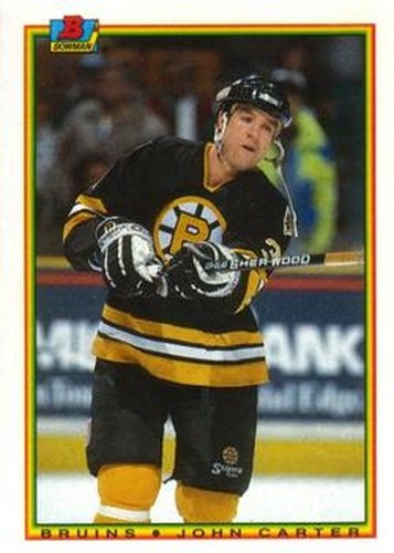 #39 John Carter - Boston Bruins - 1990-91 Bowman Hockey