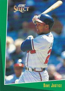 #39 David Justice - Atlanta Braves - 1993 Select Baseball